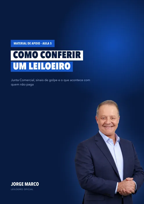 Como conferir um leiloeiro
